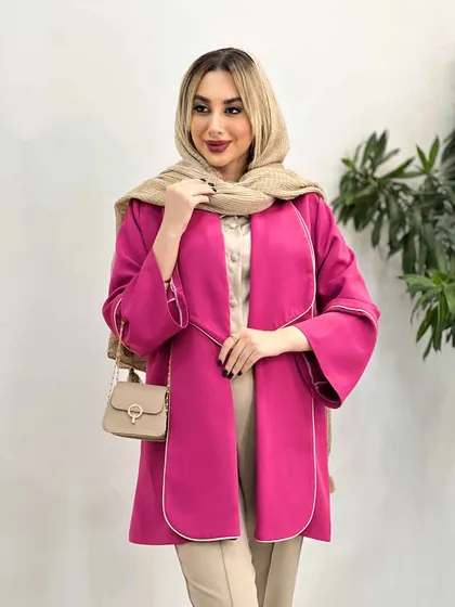 مانتو مغزی دوزی طلایی