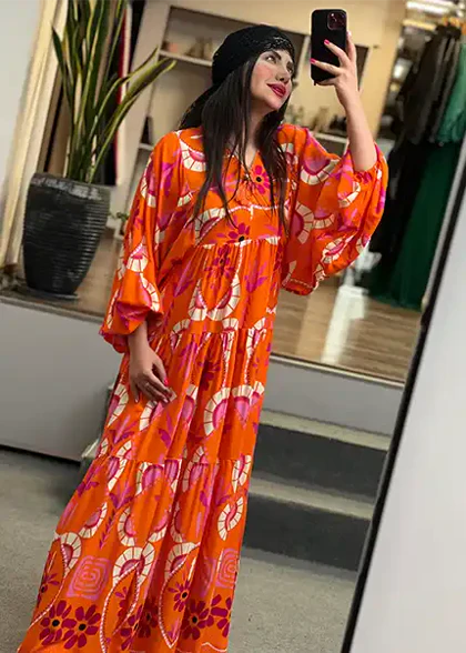 پیراهن ساحلی کد 7007