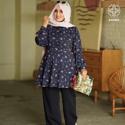 شومیز مخمل مینی رز