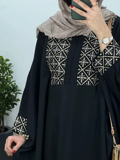 عبای بلند سوزندوزی اسرا 2