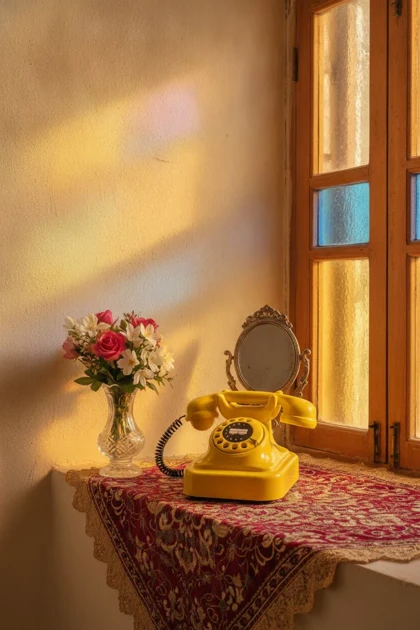 تلفن دکوری قدیمی
