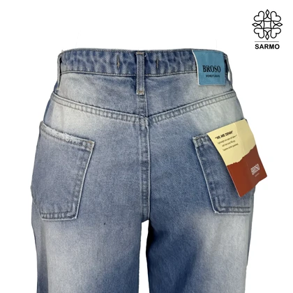 شلوار جین زنانه مدل بگ -A1