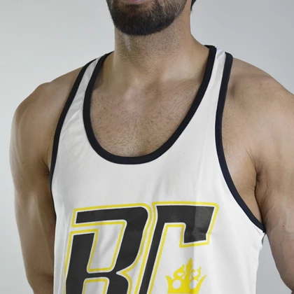 رکابی ورزشی مردانه رونی کلمن مدل PY-RC1410 سفید