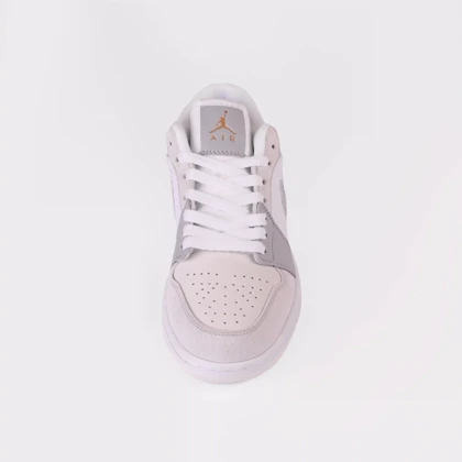 کتانی نایک مدل Air Jordan مستر طوسی سفید کد 0021