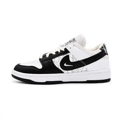 کفش و کتانی مردانه مدل نایک دیور NIKE DIOR رنگ مشکی سفید کد 30070