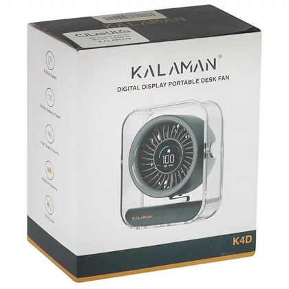 پنکه شارژی رومیزی کالامان Kalaman مدل K4D