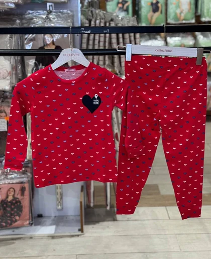 بلوز شلوار دخترانه سکسن کد41153-K