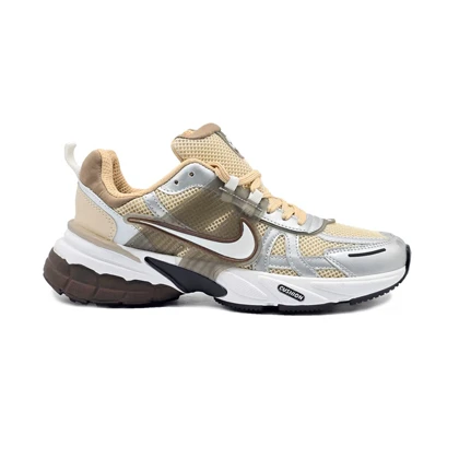 کفش و کتانی اسپرت مردانه مدل نایک کوشلون NIKE V2K رنگ نقره ای کرم کد 43428