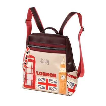 کیف کوله پشتی دندی طرح لندن - london