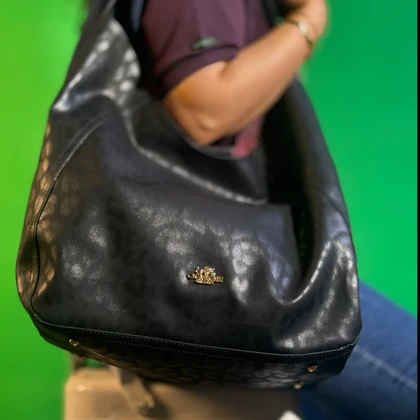 کیف زنانه دوقلو COACH (کوچ) کویین پلنگی