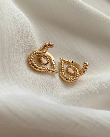 گوشواره قلب طنابی ژوپینگ