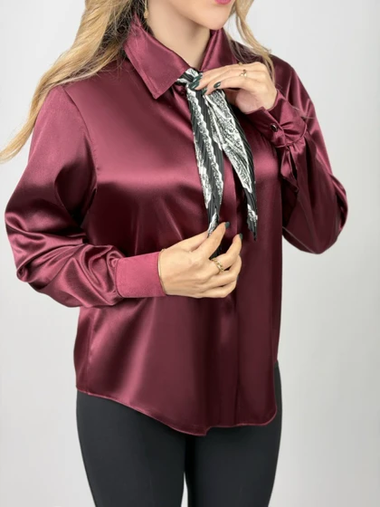 دستمال گردن پلیسه ابریشم(تحویل فوری)