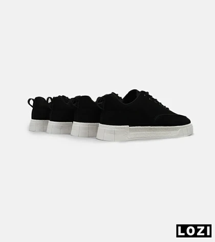 کتانی مردانه مشکی سفید PULL&BEAR