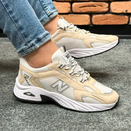 کتانی اسپرت مردانه مدل نیوبالانس NEW BALANCEرنگ کرم
