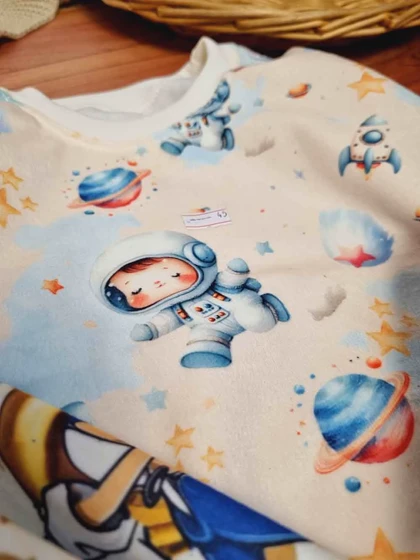 بلوز و شلوار مخمل بچگانه