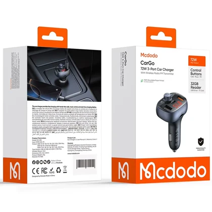 شارژر فندکی مک دودو Mcdodo مدل CC-5950 توان 72 وات