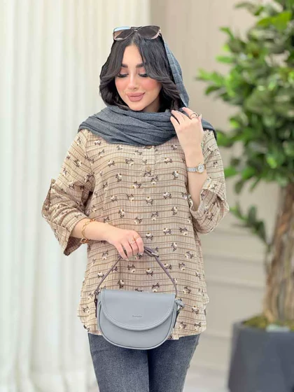 شومیز طرح گل بابونه