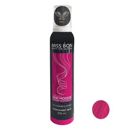 موس رنگ موی موقت میس بن (MISS BON) مدل Perfect Hold حجم 200 میلی لیتر
