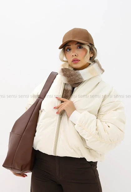 کاپشن خلبانی یقه کش کد1004268