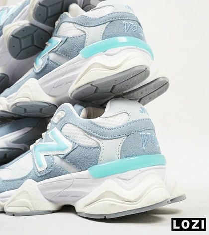 کفش کتانی زنانه سفید آبی NEW BALANCE 9060