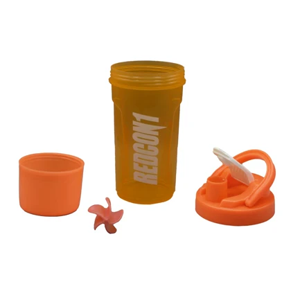 شیکر ورزشی دو تیکه رد کان وان مدل Kia رنگی درب ضامنی ظرفیت 0.7 لیتر