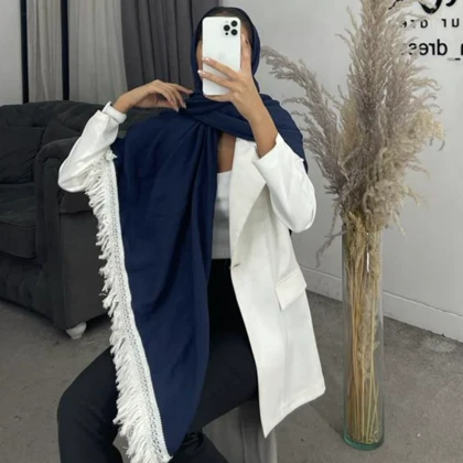 روسری پایین ریش