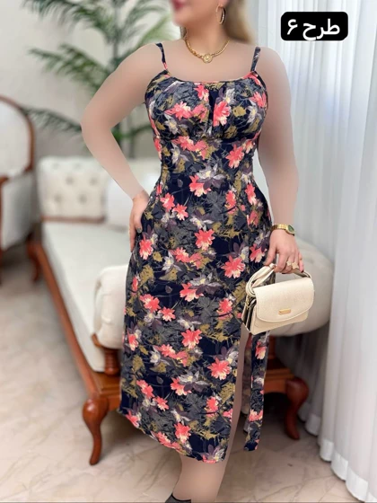 پیراهن نخی ماریا 2912