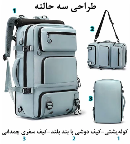 کیف و کوله پشتی مسافرتی ضد آب اورجینال بنج BANGE 1810