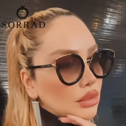 عینک زنانه فرگامو / فریم کائوچو عدسی پلی کربنات (همراه جعبه اصلی)