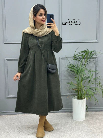 پیراهن مانتویی لیدیا