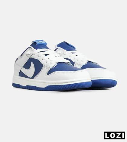 کفش کتانی مردانه و زنانه سفید آبی NIKE AIR JORDAN مدل 7815