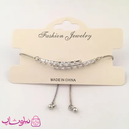 دستبند زنانه مارشالی سیلور طرح فشن
