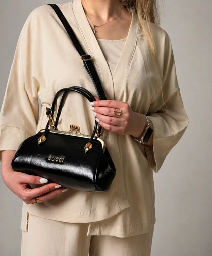 کیف دستی و دوشی زنانه زمرد کد 2255