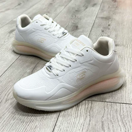 کتانی اسپرت زنانه مدل اسکیچرز SKECHERS رنگ سفید