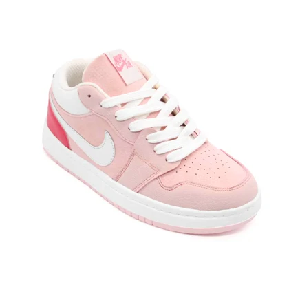 کتانی جردن 1 صورتی سرخابی کد 6078