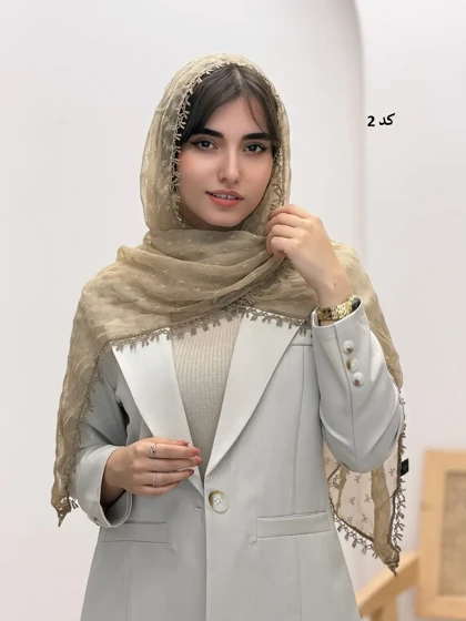 4537-شال وارداتی پاپیون