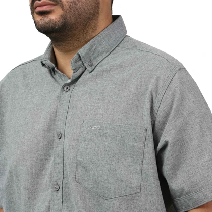 پیراهن آستین کوتاه لینن مردانه مدل 6215952