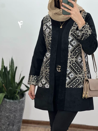 کت مزونی سوزندوزی