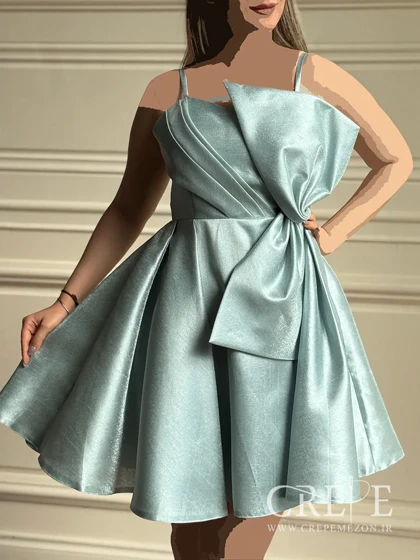 پیراهن عروسکی پاپیون پیچی