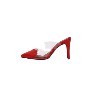 کفش پاشنه‌بلند زنانه مدل قلبی_قرمز کد 3021