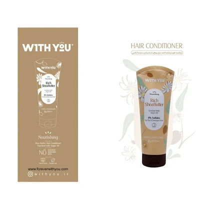 نرم کننده موی سر شی باتر و روغن آرگان ویت یو