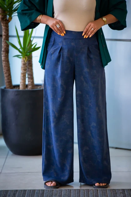 شلوار بگ درتی پرینت