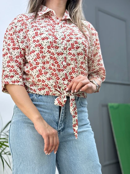 شومیز پایین گره‌ای Spring