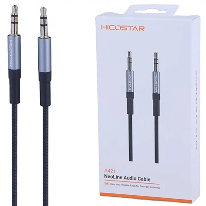 کابل انتقال صدا AUX هایکو استار HICOSTAR مدل A421 طول 1 متر
