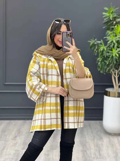 پالتو خفاشی بغل دکمه