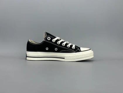کتانی کانورس چاک تیلور آل استار لو مشکی کرم/Converse chuck Tylor low