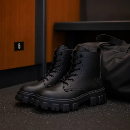 نیم بوت زنانه مشکی مدل Roxana