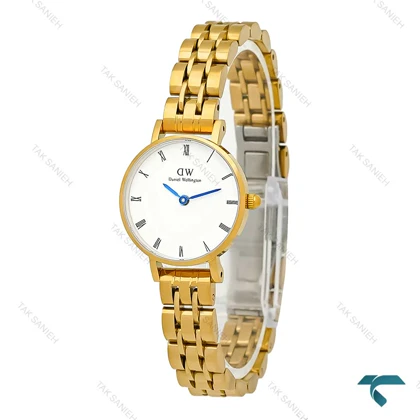دنیل ولینگتون طلایی زنانه مینی گرد ایندکس رومی DW-8013-L