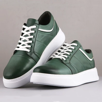 کفش روزمره مردانه چرم یلسان مدل شوان کد 540-GN