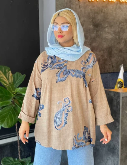 تونیک طرحدار سوسن کد : 5574